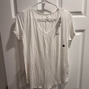 Hollister Classic White Short Sleeve Tee